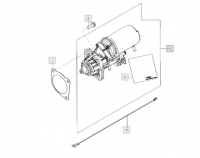 約翰迪爾（強(qiáng)鹿）發(fā)動機(jī)4045TF120起動機(jī)DZ129200/RE540301
